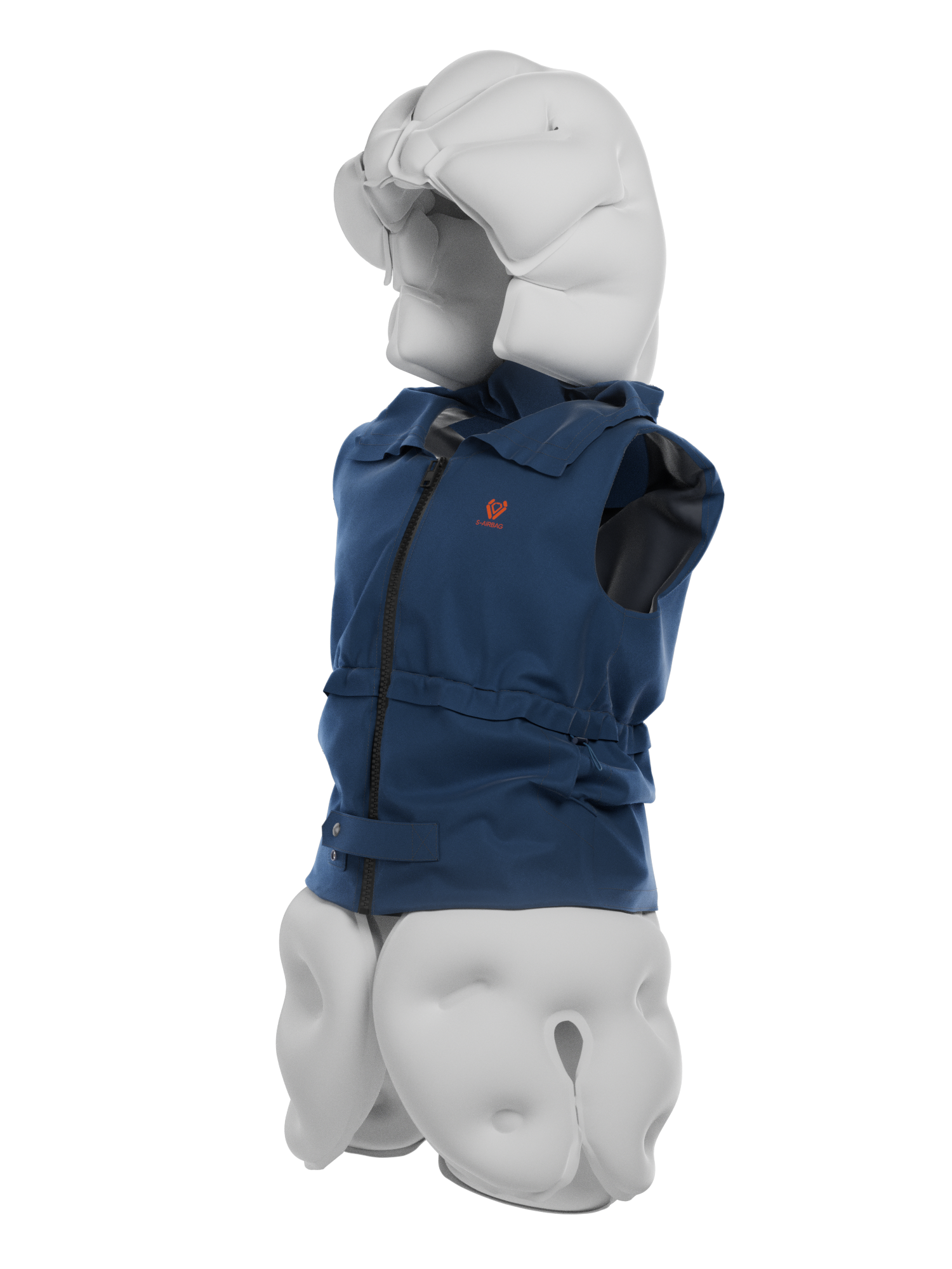 S-AIRBAG S20 vest with deployed airbag