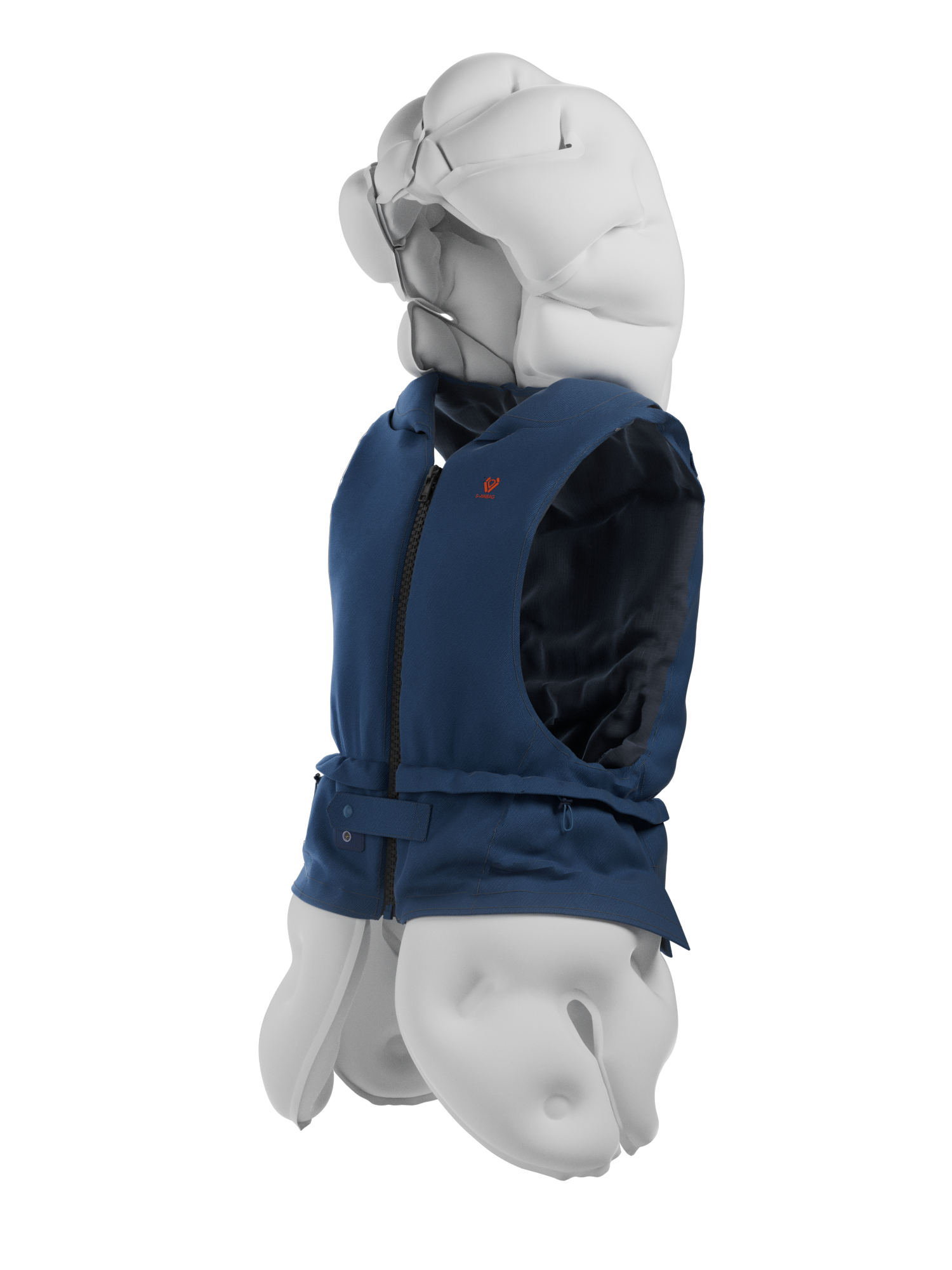 S-AIRBAG S30 vest with deployed airbag