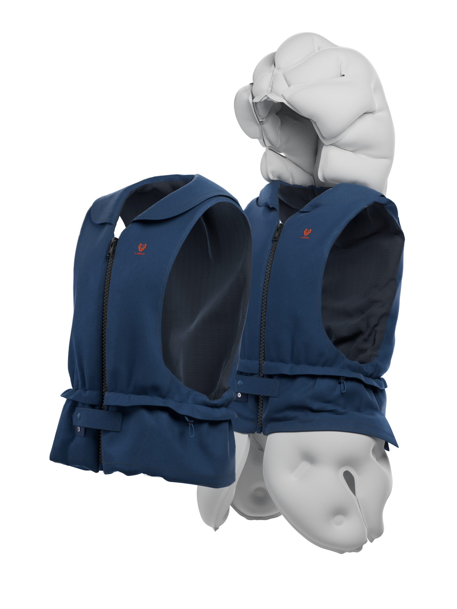 S-AIRBAG S30 intelligent vest in blue